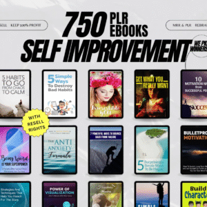 EBOOKS Self Improvement with PLR & MRR Rights
