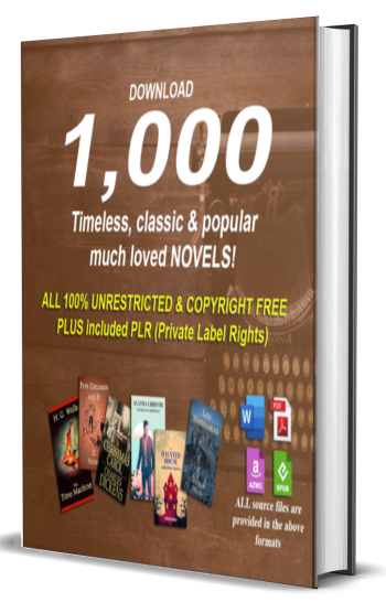 1000 timeless classic & famous novels in digital format