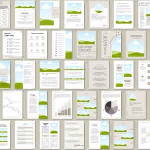 Canva eBook & Course WorkBook Template with PLR & MRR Rights