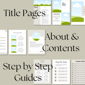 Canva eBook & Course WorkBook Template with PLR & MRR Rights