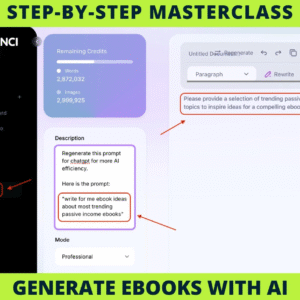 New Generate eBooks with AI with PLR & MRR Rights