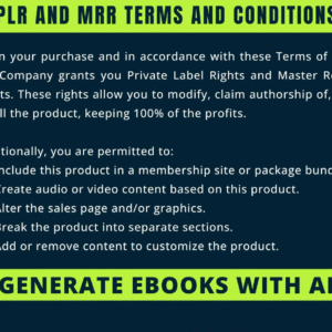 New Generate eBooks with AI with PLR & MRR Rights