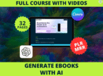 New Generate  eBooks with AI with PLR & MRR Rights