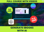 New Generate a complete eBook with AI