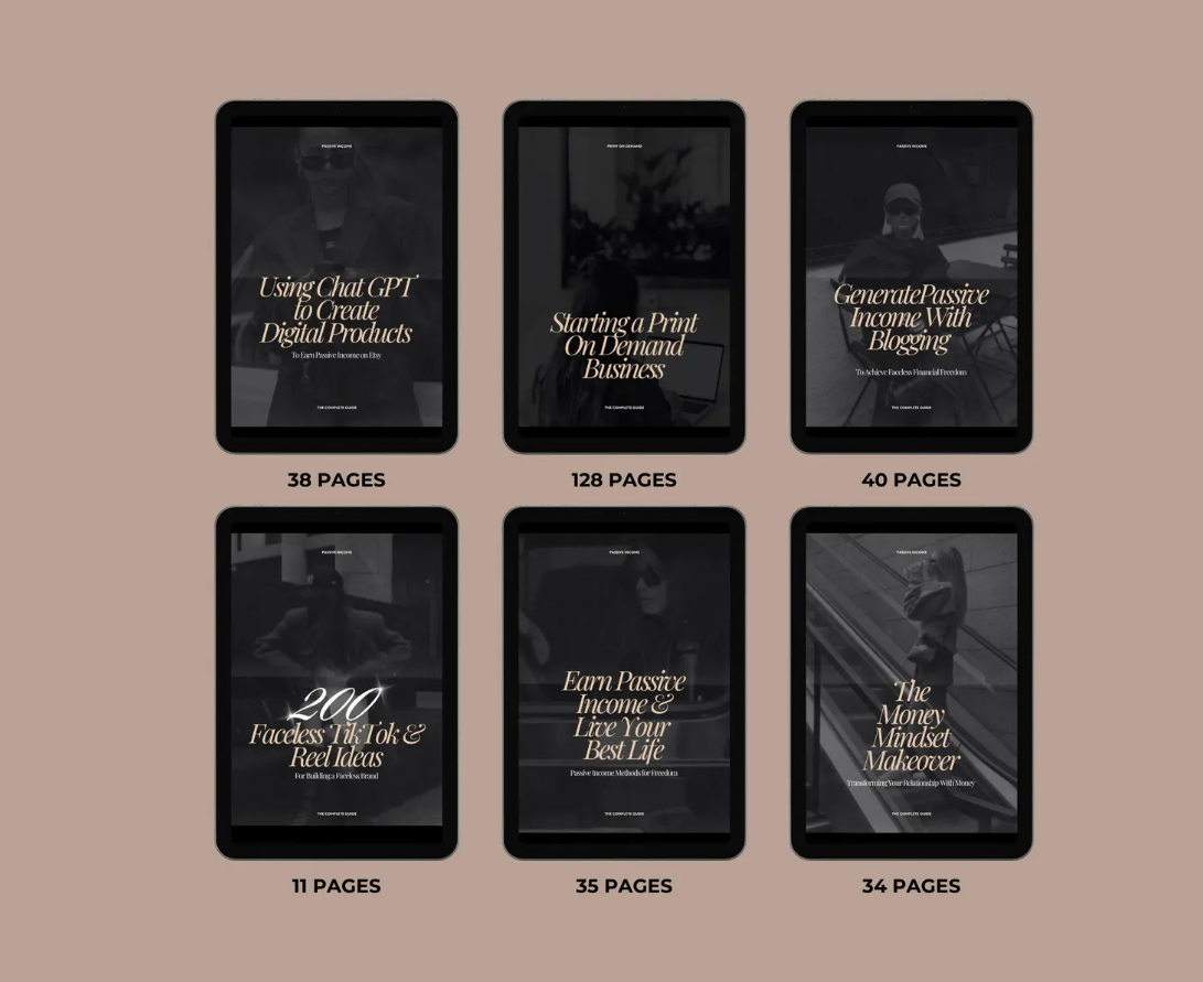 Passive Income eBook Bundle with PLR & MRR Rights – Image 4