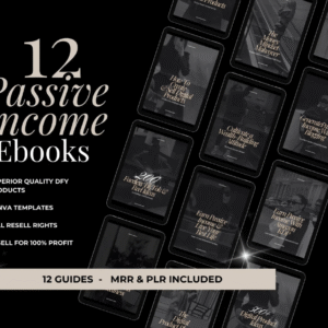 Passive Income eBook Bundle with PLR & MRR Rights