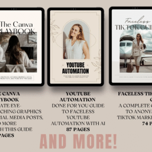 22 Faceless Digital Marketing Products with PLR & MRR Rights