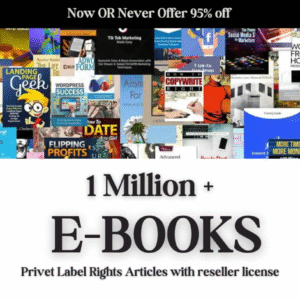 1 Million+ Ebooks with PLR & MRR Rights