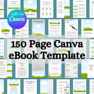 Canva eBook Template with PLR & MRR Rights