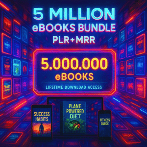 5 Million eBooks Bundle with PLR & MRR Rights