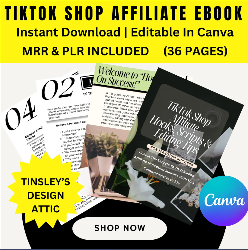 TikTok Shop Affiliate with PLR & MRR Rights - Image 3