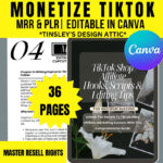 TikTok Shop Affiliate with PLR & MRR Rights