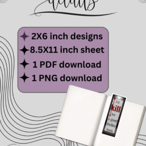 Psychological Thriller Bookmark with PLR & MRR Rights