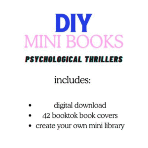 Psychological Thriller DIY MiniBooks with PLR & MRR Rights